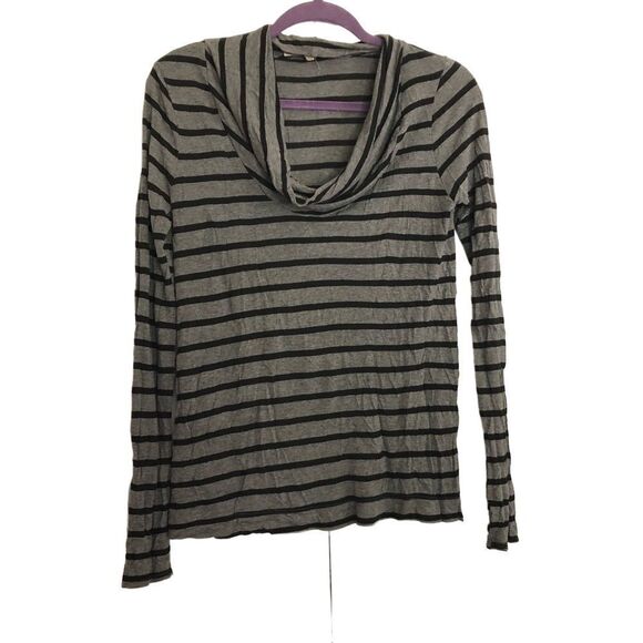 SALE ‼️ Soft joie striped cowl neck sweater pull over - Picture 1 of 4